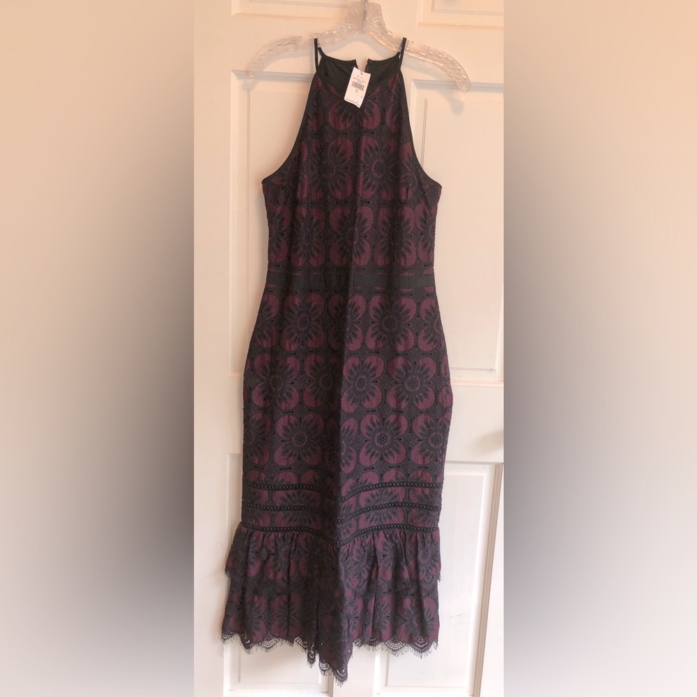 Banana Republic NWT Embroidered Dress 10 Tall